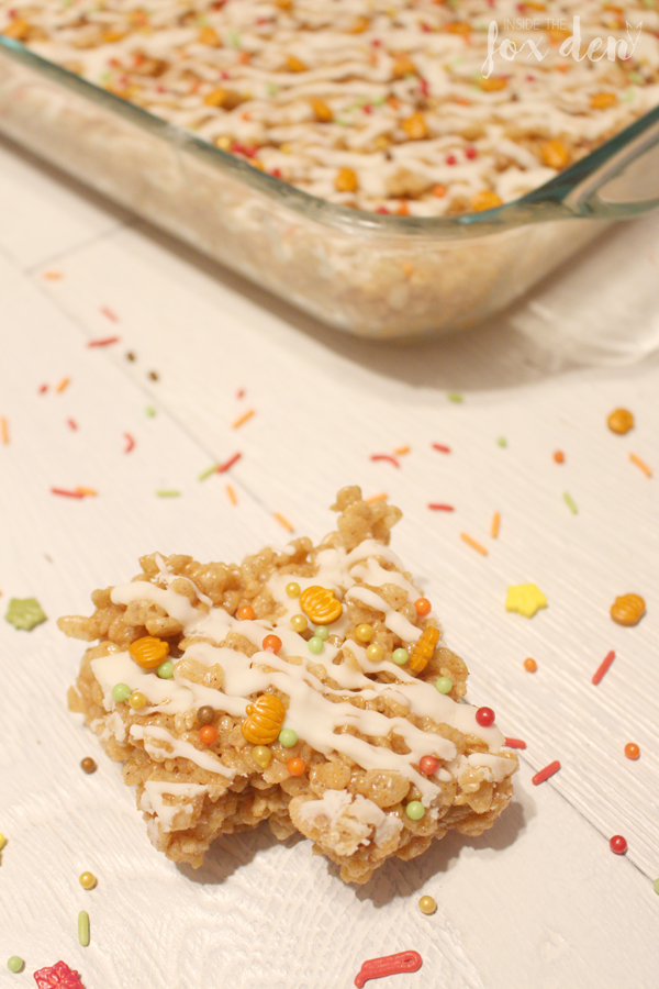 Pumpkin Spice Rice Krispie Treats