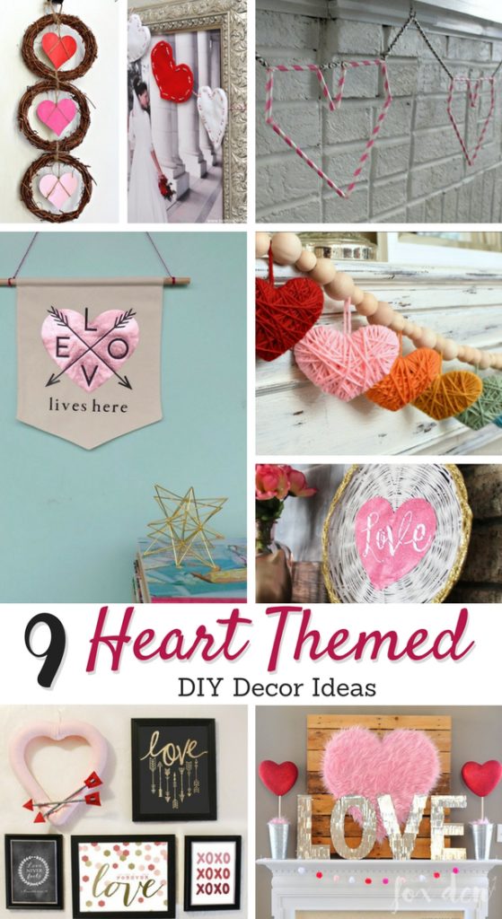 Heart Themed DIY Decor Ideas