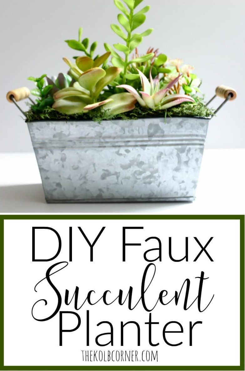 DIY-Faux-Succulent-Planter